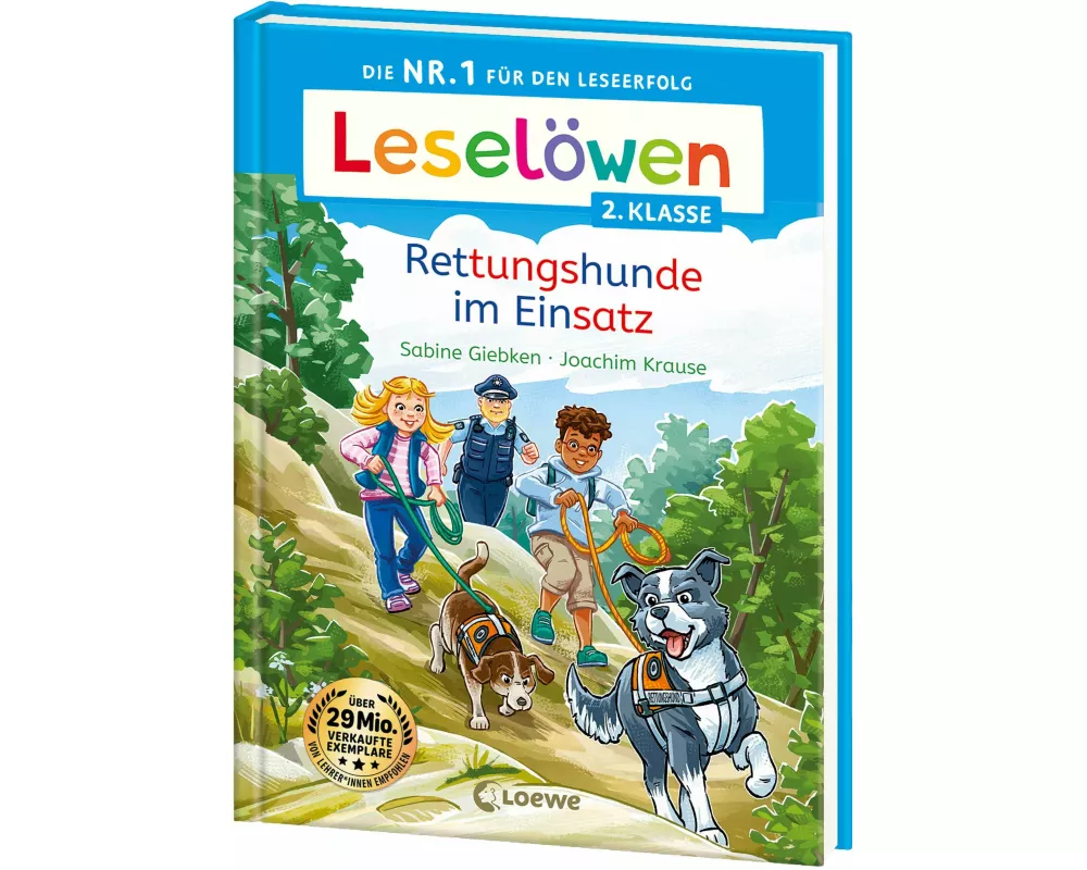 Leselöwen 2. Klasse - Rettungshunde im Einsatz