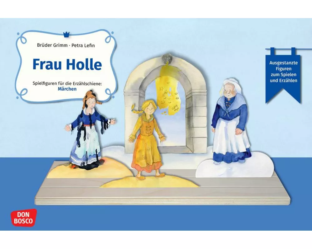 Frau Holle. Erzählschienen-Figurenset