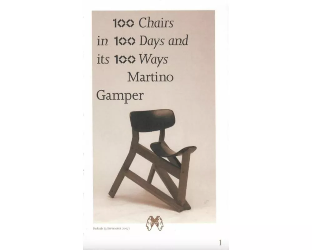 100 Chairs in 100 Days and its 100 Ways (5th edition, 5th size)