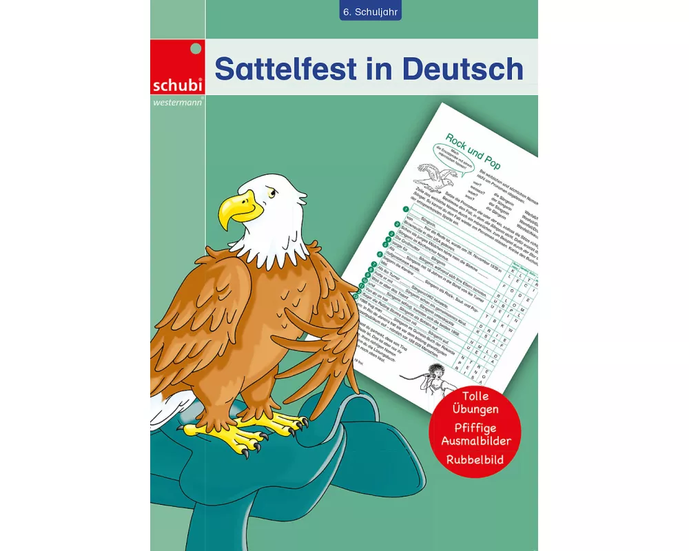 Sattelfest in Deutsch