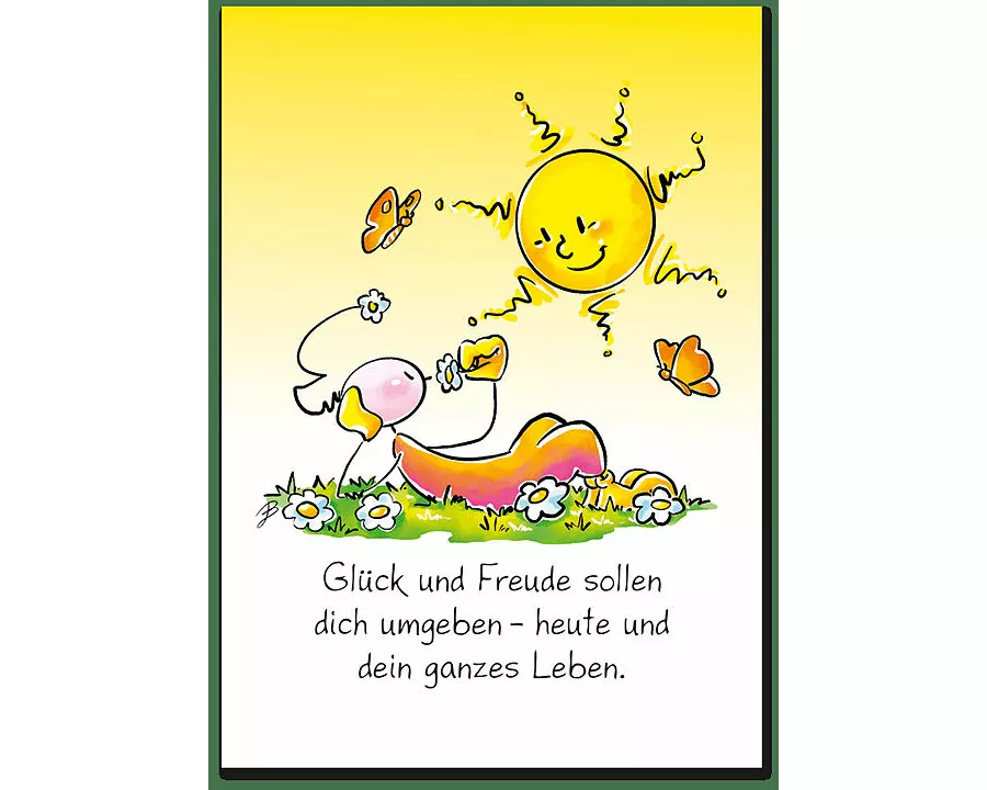 Oups Postkarte Geburtstag