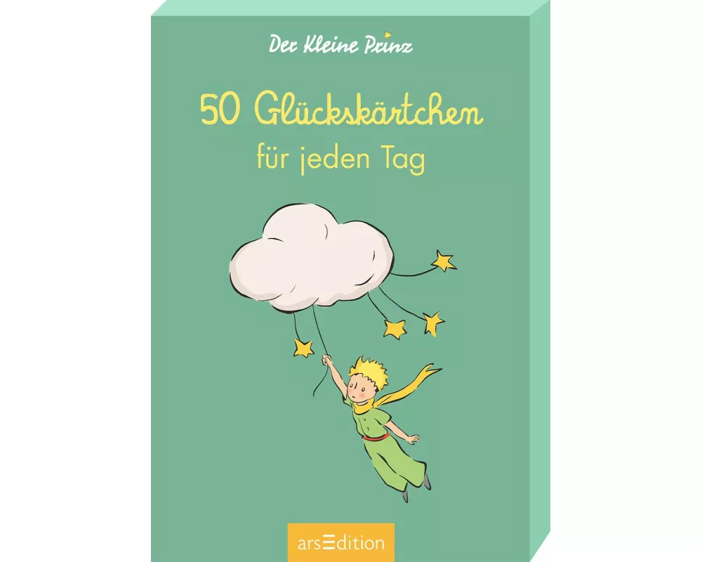 Der Kleine Prinz. 50 Glückskärtchen für jeden Tag