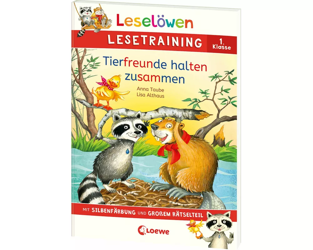 Leselöwen Lesetraining 1. Klasse - Tierfreunde halten zusammen