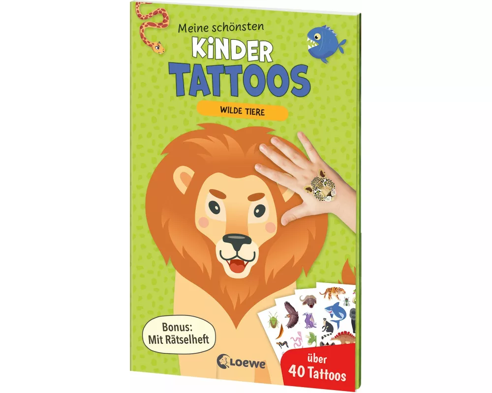 Meine schönsten Kindertattoos - Wilde Tiere