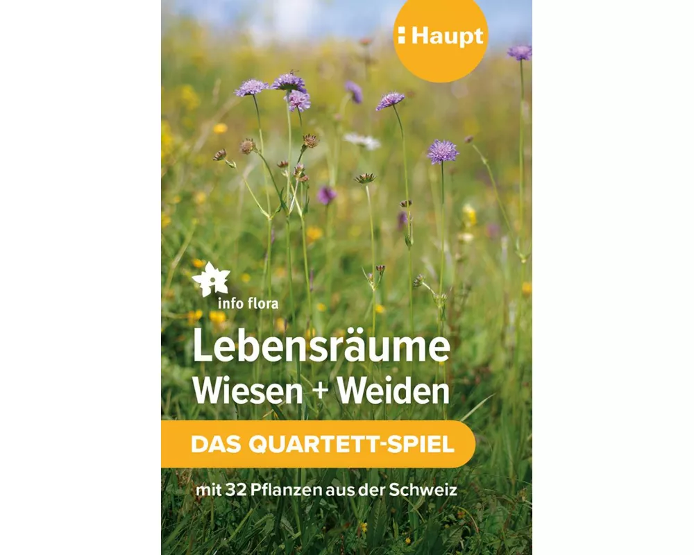Lebensräume Wiesen und Weiden – das Quartett-Spiel