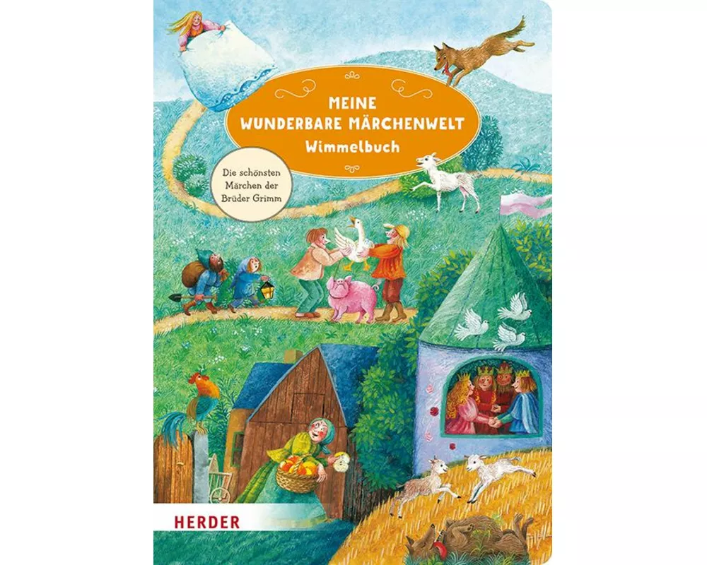 Meine wunderbare Märchenwelt Wimmelbuch (Pappbilderbuch)