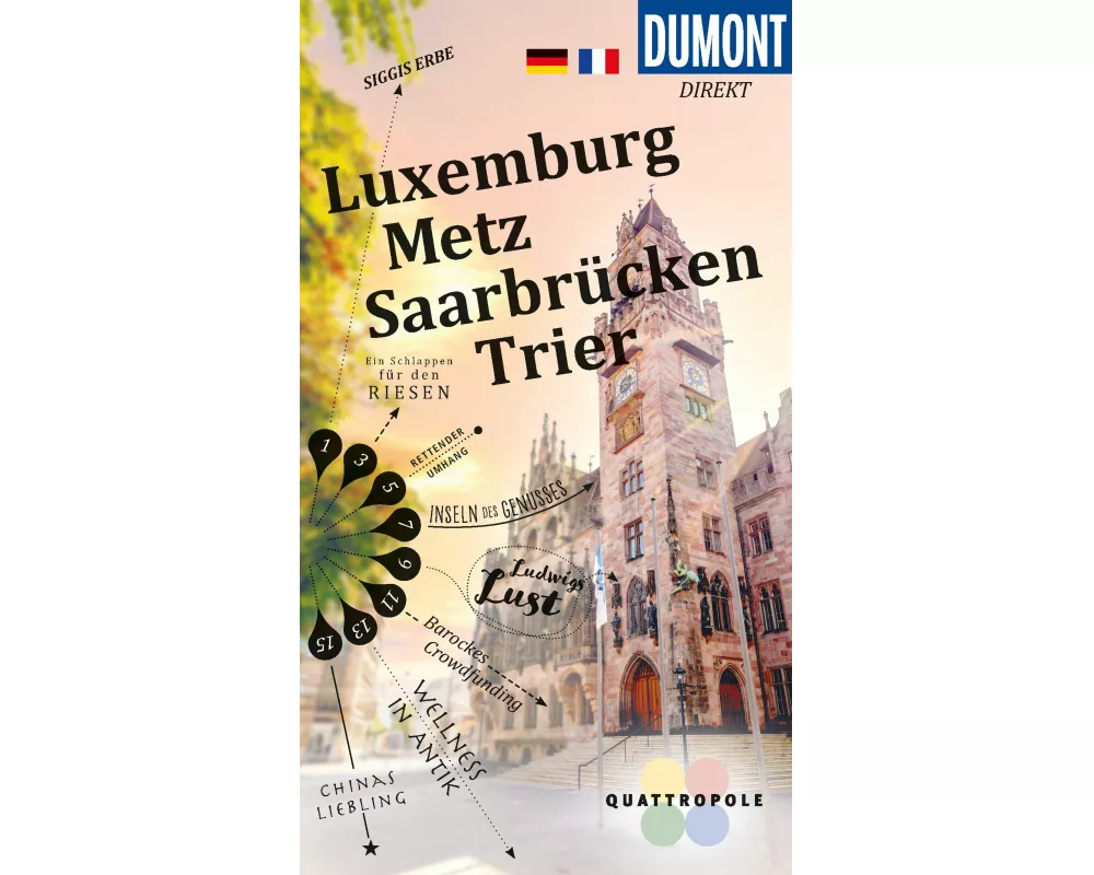 DuMont direkt Reiseführer Luxemburg, Metz, Saarbrücken, Trier