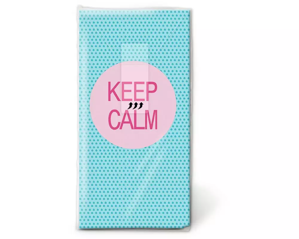 Paper + Design Taschentücher Keep calm 10 Stück