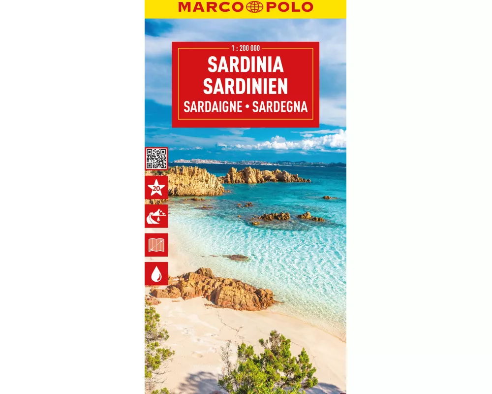 MARCO POLO Reisekarte Italien 15 Sardinien 1:200.000