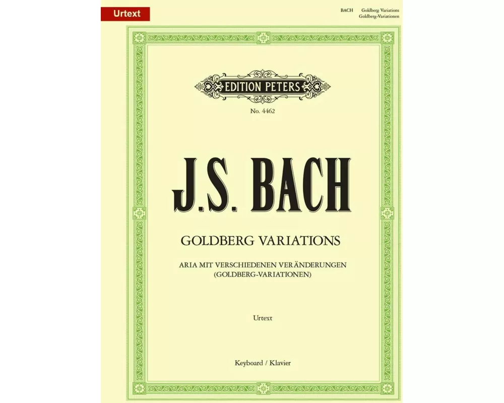 Aria with Diverse Variations BWV 998 Goldberg Variations