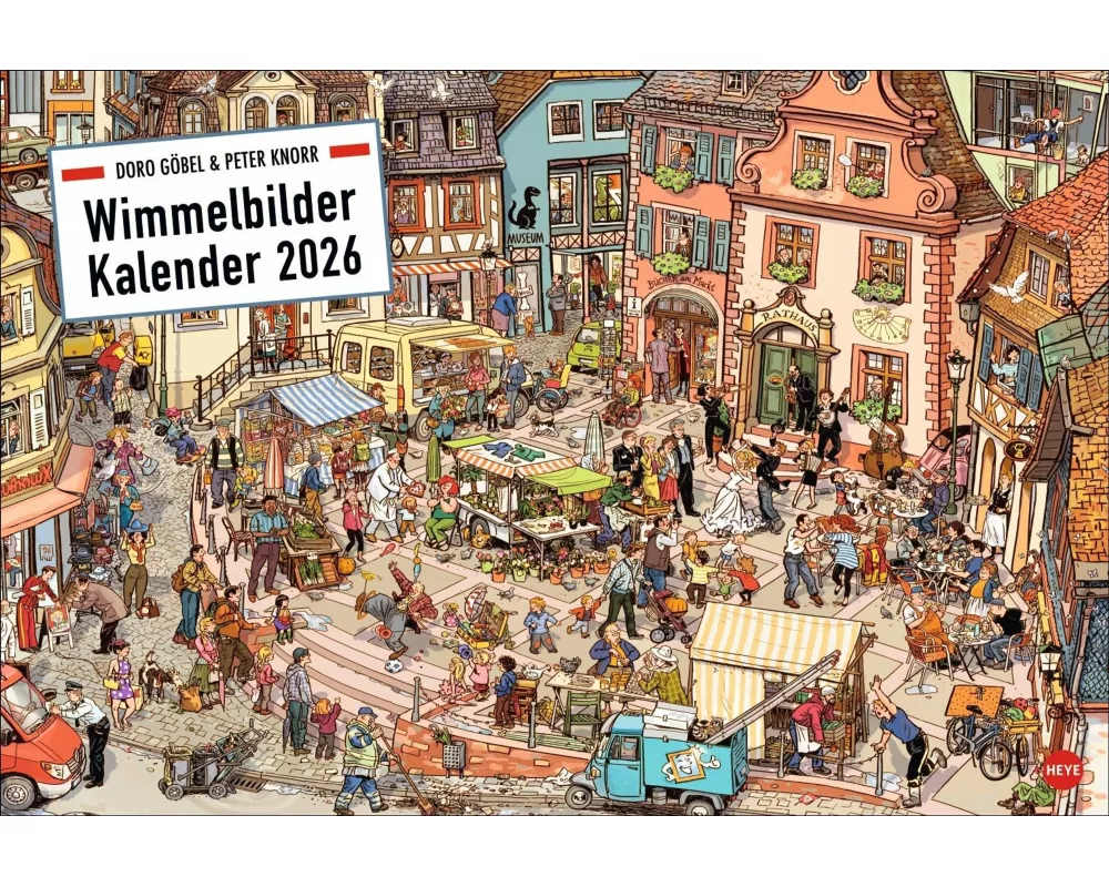 Göbel & Knorr Wimmelbilder Edition Kalender 2026