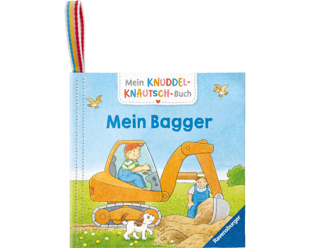 Mein Knuddel-Knautsch-Buch - Mein Bagger