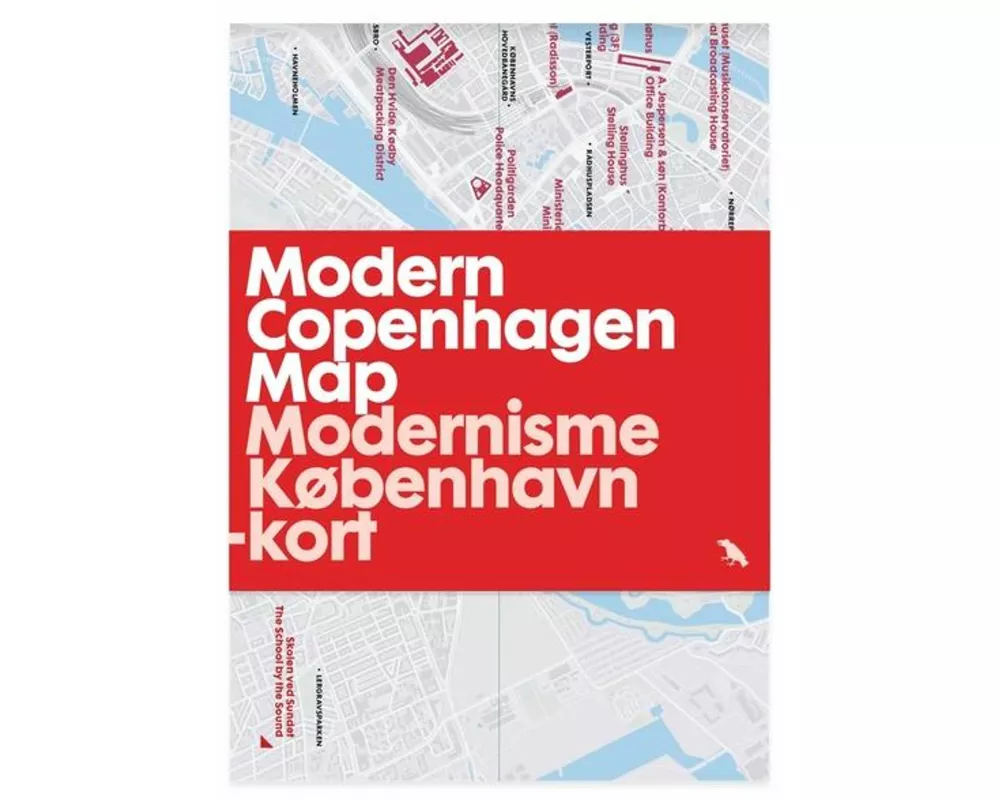 Modern Copenhagen Map / Modernisme København -kort