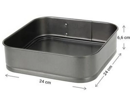 COCON Springform 24 x 24 cm, Grau
