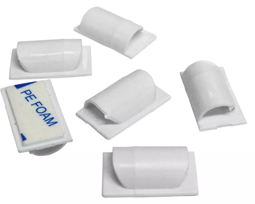 STEFFEN Kabelhalter D-Line Tidy 6 Stück