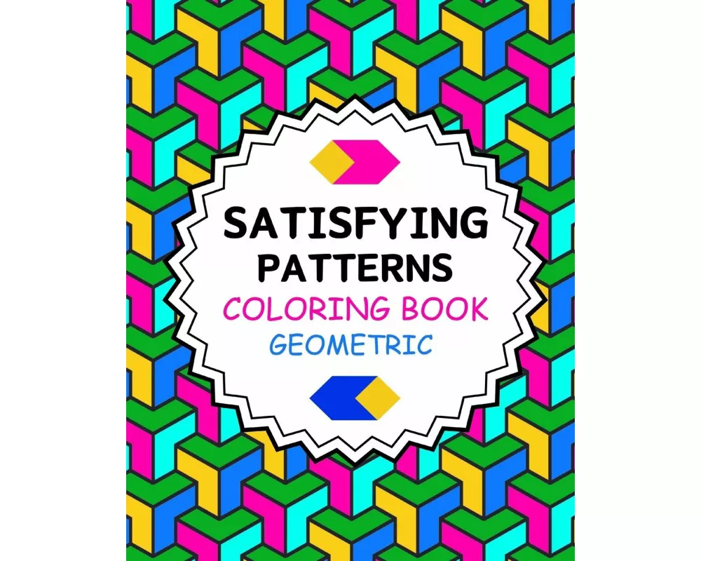 Satisfying Patterns Coloring Book Geometric