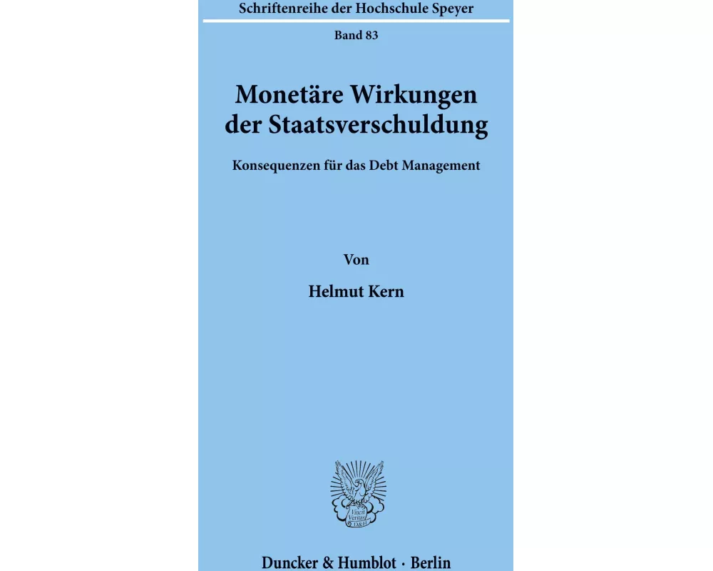 Monetäre Wirkungen der Staatsverschuldung