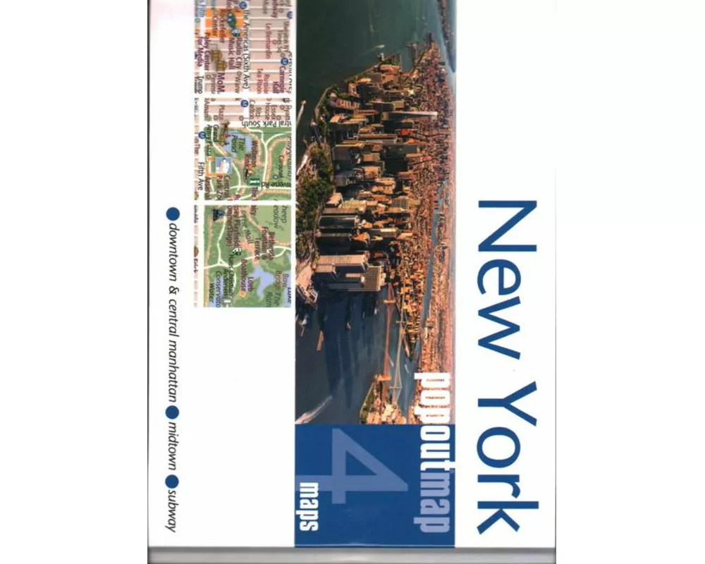 New York PopOut Map - pocket size, pop up map of new york city