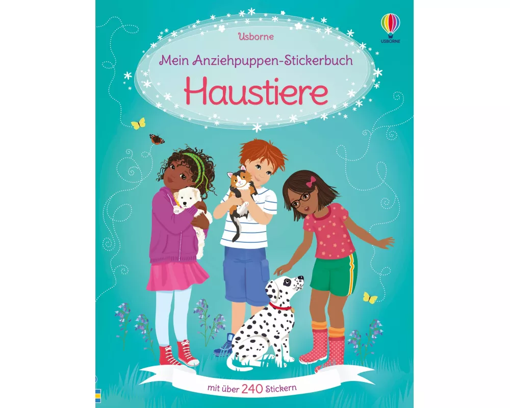 Mein Anziehpuppen-Stickerbuch: Haustiere
