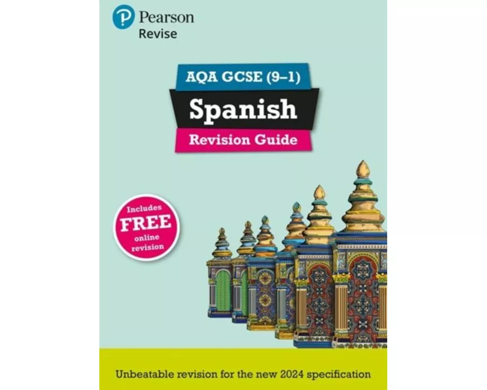 Pearson Revise AQA GCSE Spanish Revision Guide incl. audio, quiz & video - for 2026, 2027 exams
