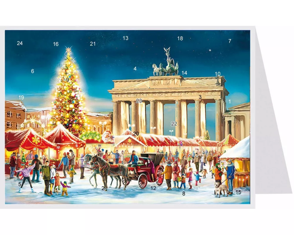 Postkarten-Adventskalender "Berlin"