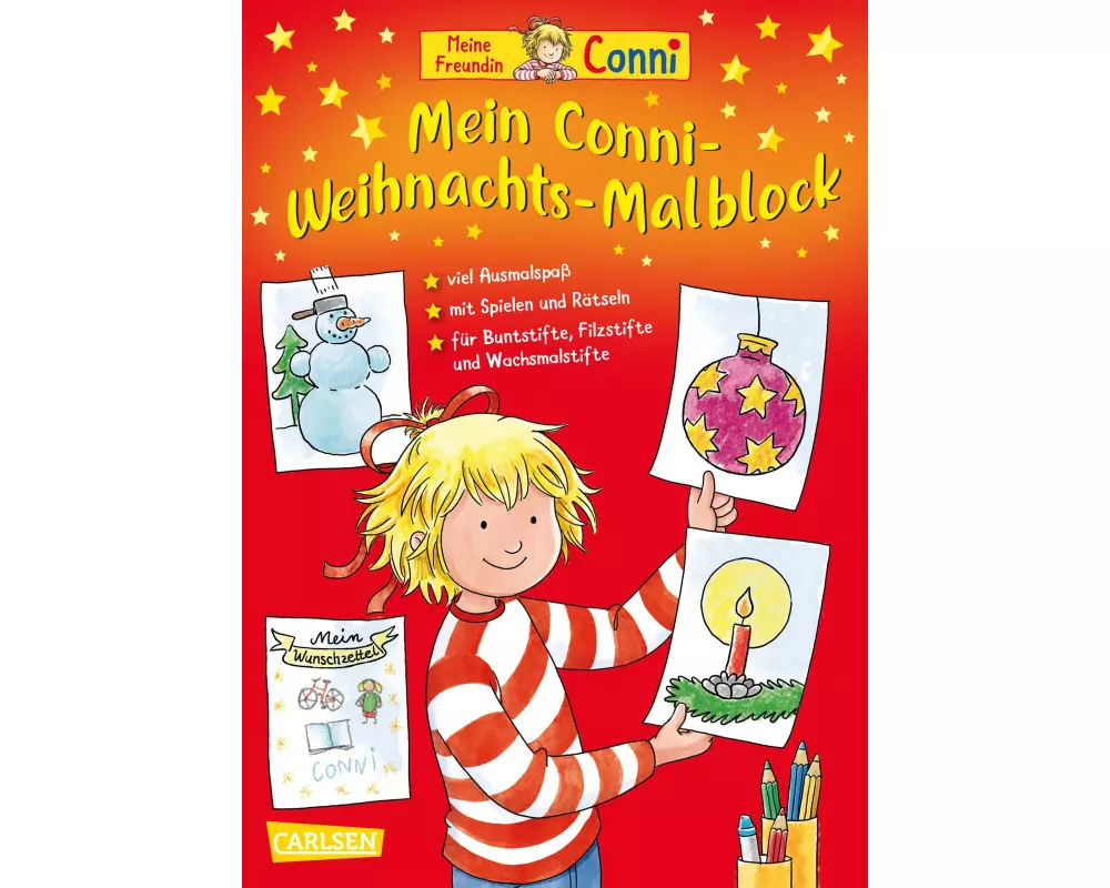 Mein Conni Weihnachts-Malblock