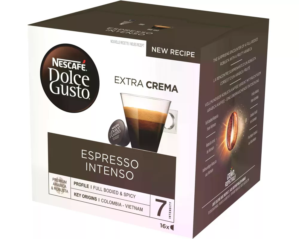 Nescafé Kaffeekapseln Dolce Gusto Espresso Intenso 16 Stück