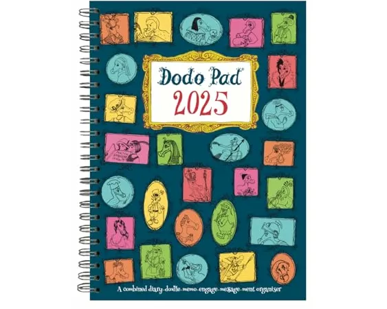 The Dodo Pad A5 Diary 2025 - Calendar Year Week to View Diary