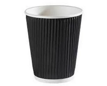 Duni Einwegbecher Triple Wall 36 cl, Schwarz 30 Stück