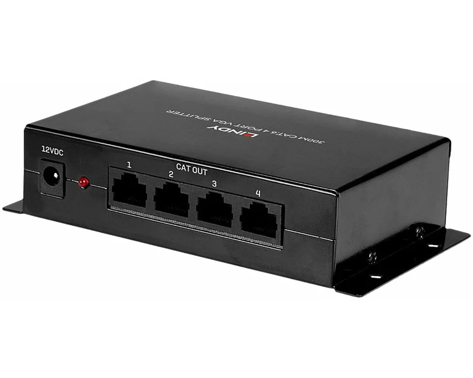 LINDY 300m Cat.6 4 Port VGA Extender