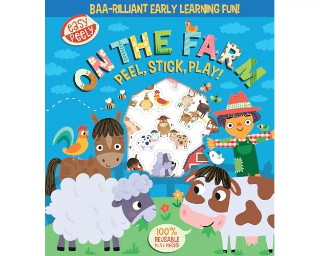 Easy Peely On the Farm - Peel, Stick, Play!