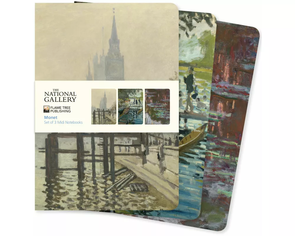 National Gallery: Monet Set of 3 Midi Notebooks