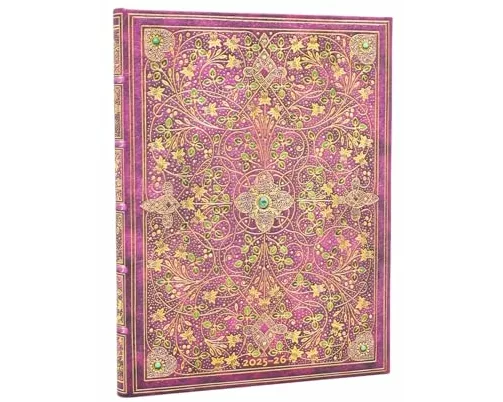 2026 Diamond Jubilee (Sangorski & Sutcliffe) Ultra 18-month Vertical Hardcover Flexi Dayplanner 2025-2026 (Elastic Band Closure)