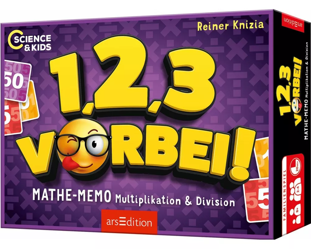 Science & Kids – 1, 2, 3 ... vorbei! Mathe-Memo Multiplikation & Division