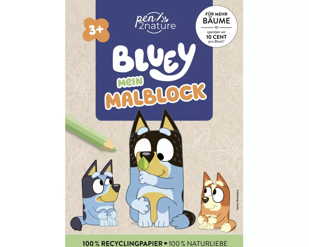 Bluey Mein Malblock