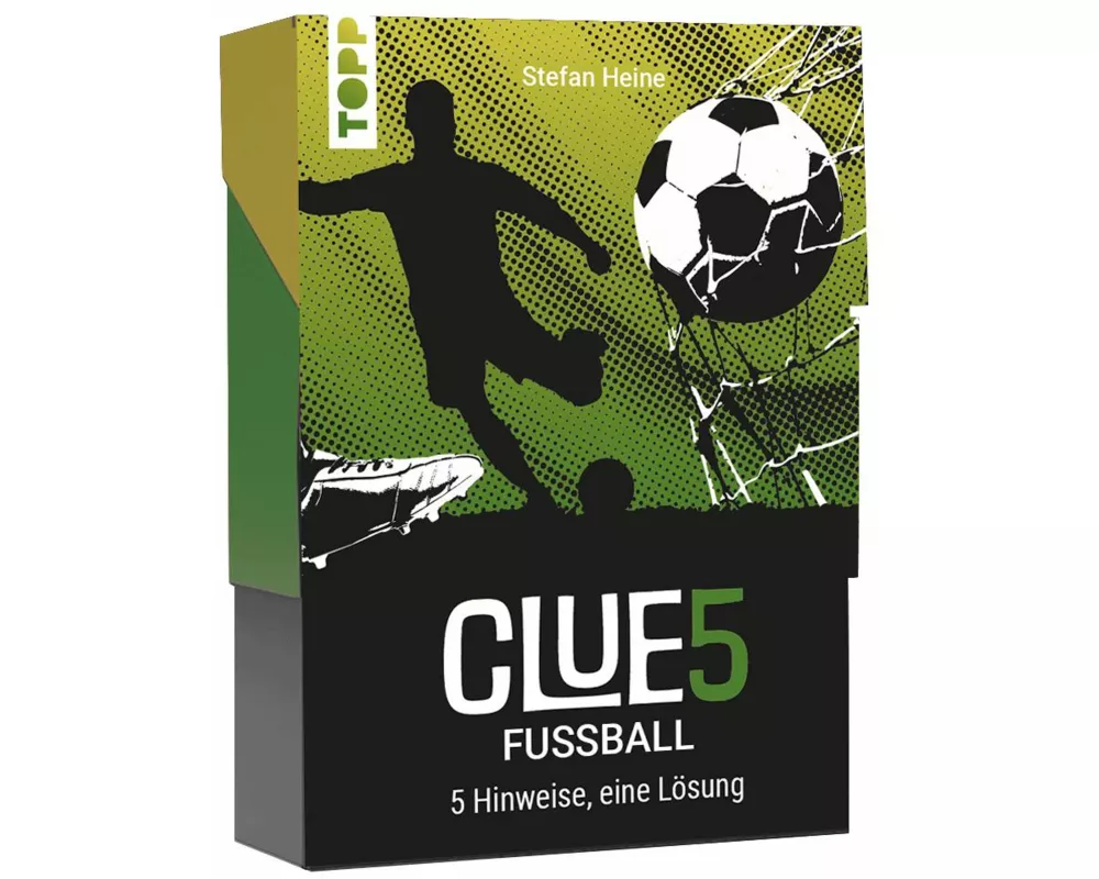 CLUE5 #Fußball. 5 Hinweise, nur eine Lösung. Das Trend-Quiz für deine Tasche