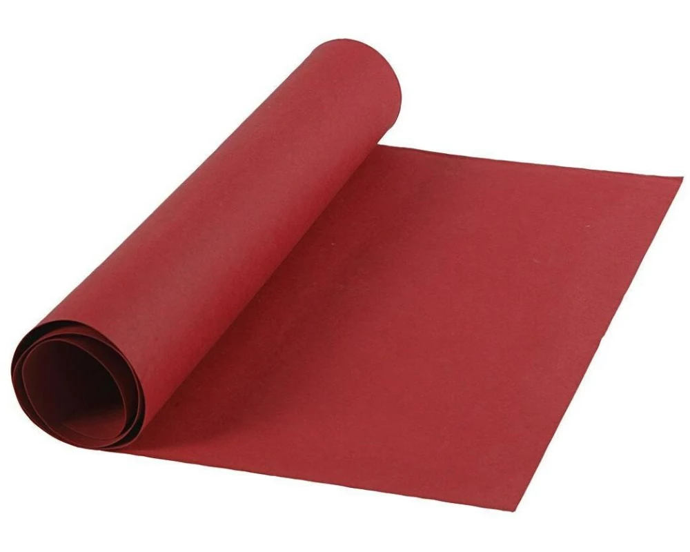 Creativ Company Lederpapier Rolle, 350 g, 1 Stück, Rot