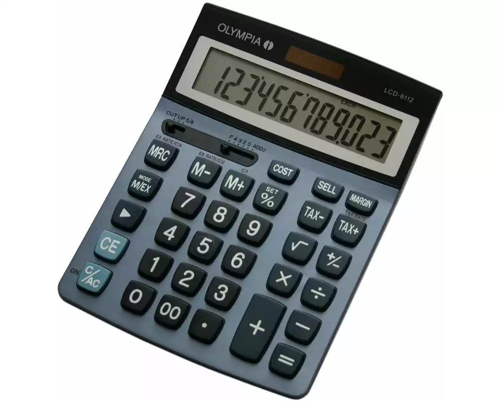 Olympia Taschenrechner LCD 6112