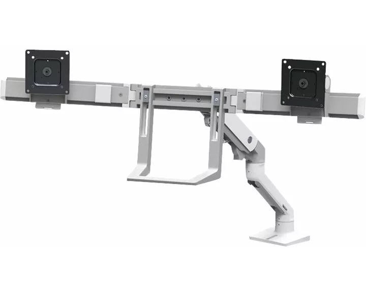 ERGOTRON desk mount, HX dual monitor, adjustable 29,2cm, 32inc, 2-7,9kg, lift, pan, tilt, rotate