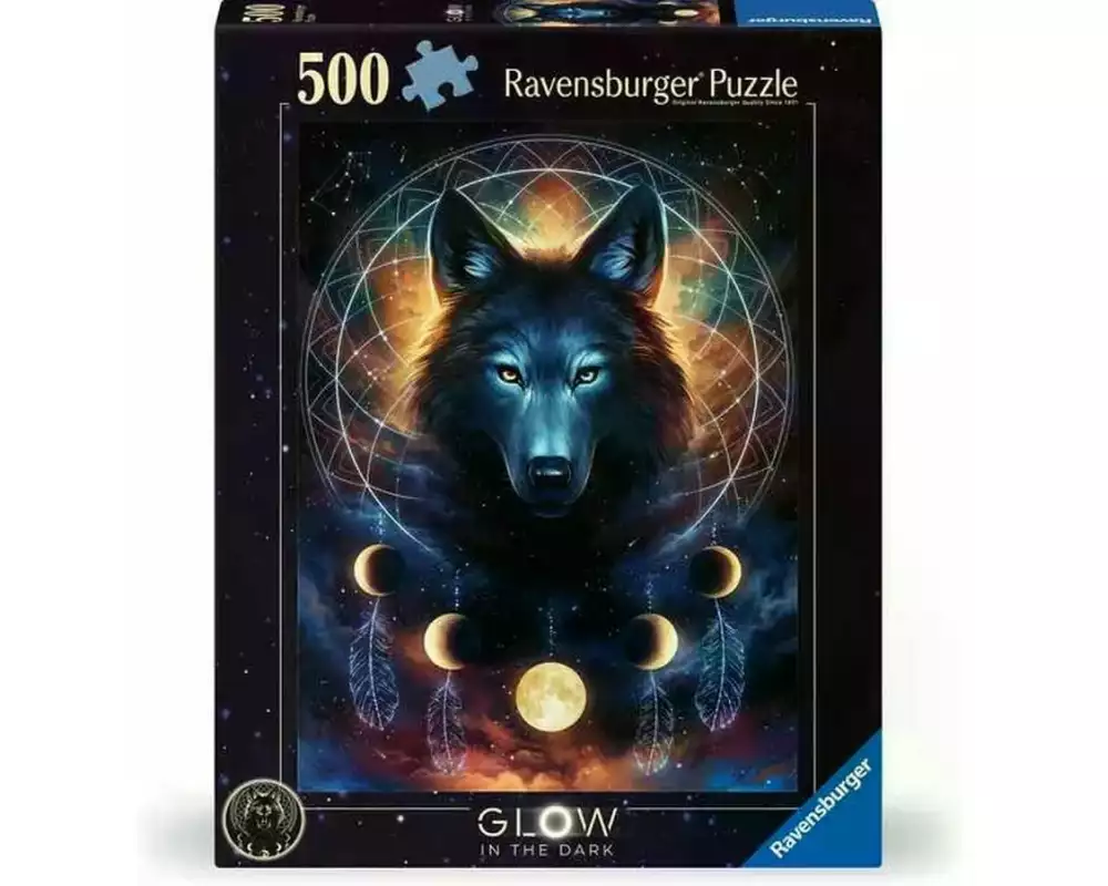 Ravensburger Puzzle Leuchtender Wolf
