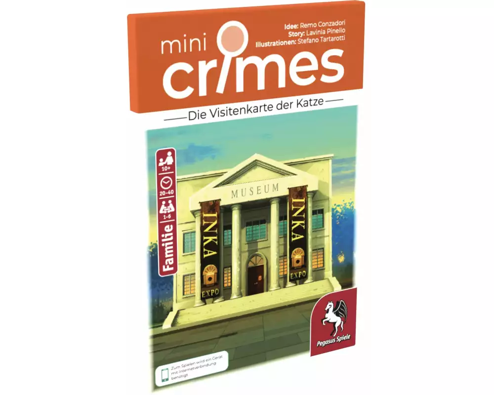 Pegasus Spiele Kartenspiel MiniCrimes – Die Visitenkarte der Katze -DE-