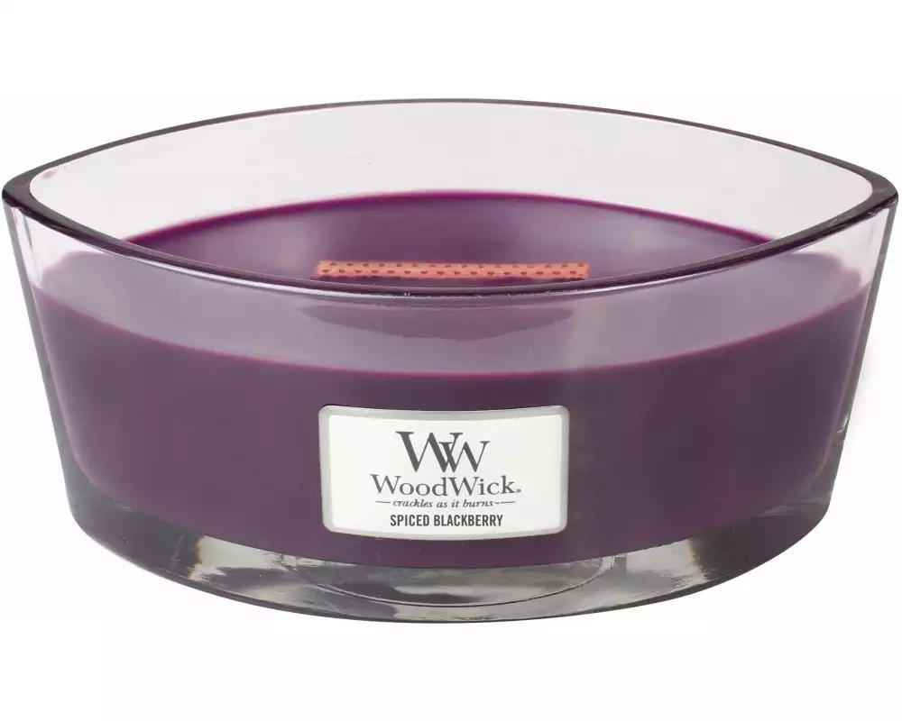 Woodwick Duftkerze Spiced Blackberry Ellipse