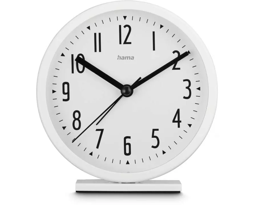 Hama Klassischer Wecker Skye Weiss