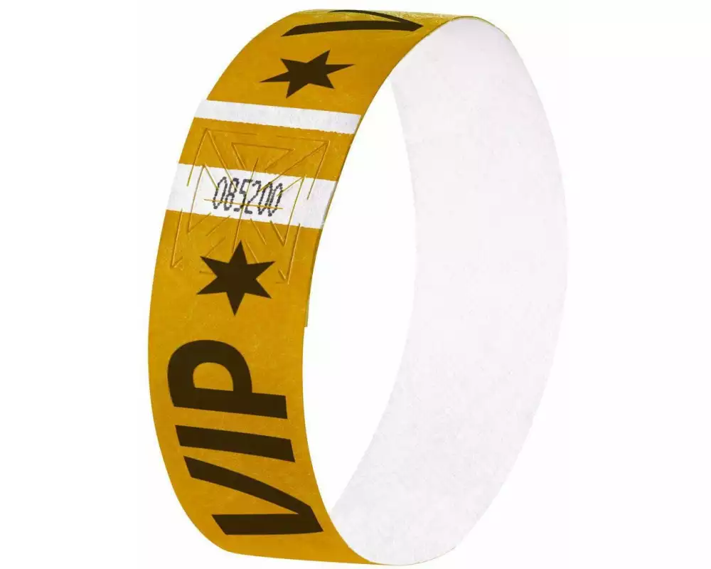 Sigel Eventbänder VIP 25.5 x 2.5 cm Gold