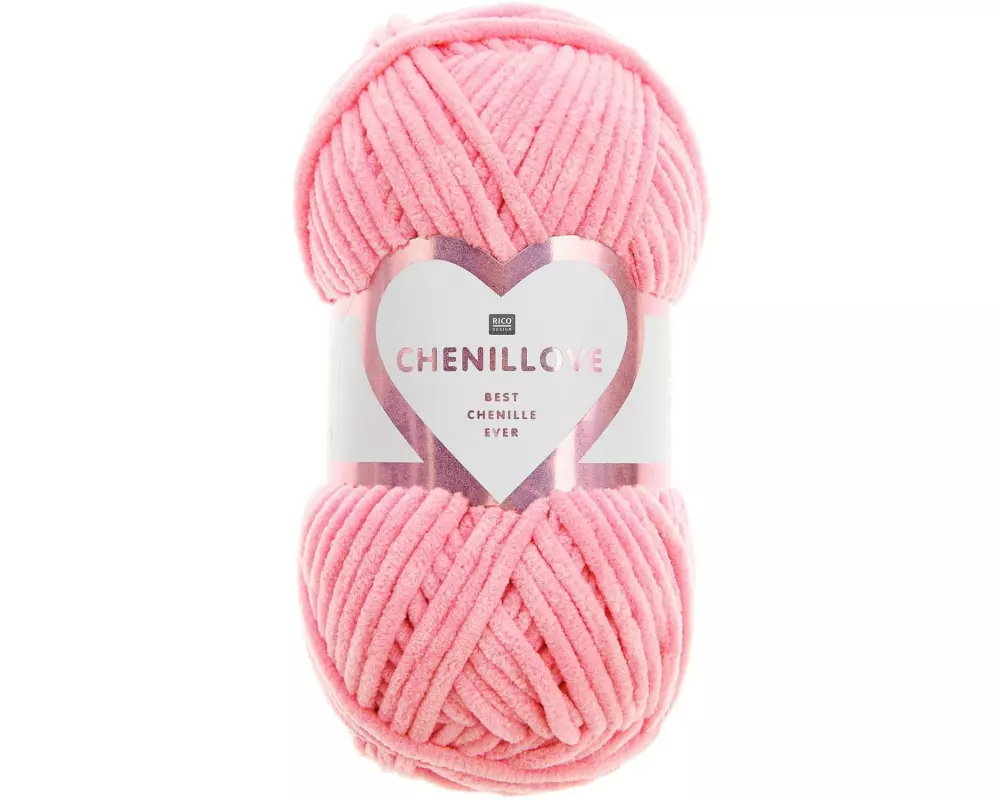 Rico Design Wolle Chenillove 100 g, Pink