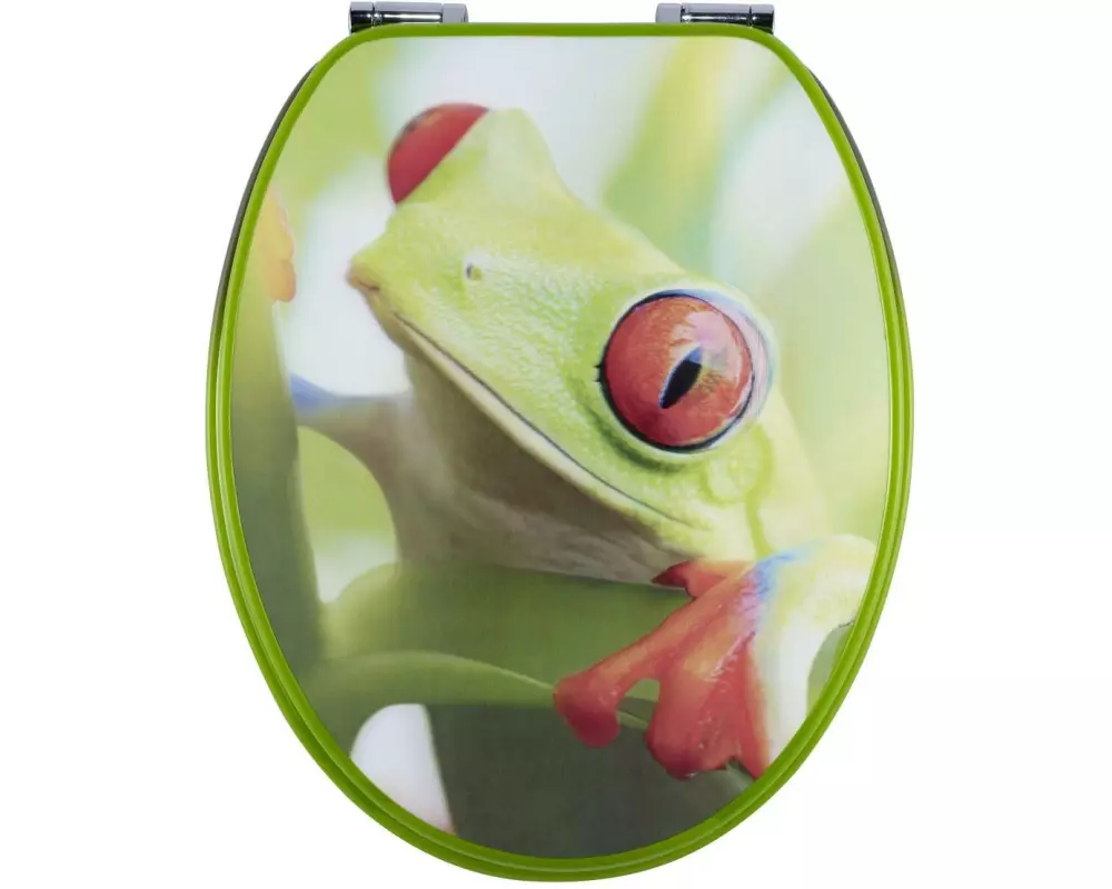 diaqua Toilettensitz Paris 3D Frog Mehrfarbig