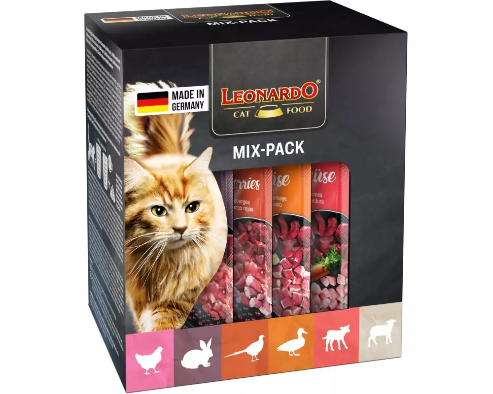 Leonardo Cat Food MIX-PACK 6 x 85 g