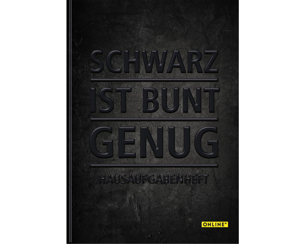 ONLINE Hausaufgabenheft A5 10127/12 Schwarz