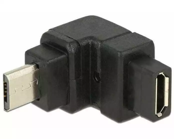 Delock USB 2.0 Adapter USB-MicroB Stecker - USB-MicroB Buchse