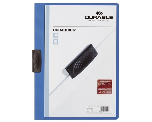 DURABLE Klemmhefter DURAQUICK A4 227006 blau